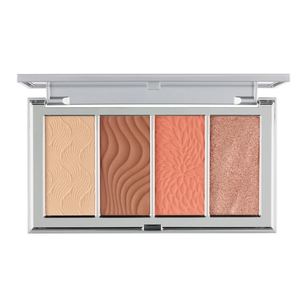 4-in-1 Skin-Perfecting Powders Face Palette-Medium Tan